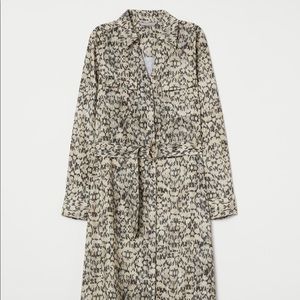 H&M Beige Patterned Dress /Small size